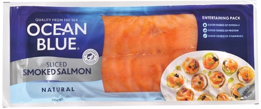 Ocean Blue Sliced Smoked Salmon 350g