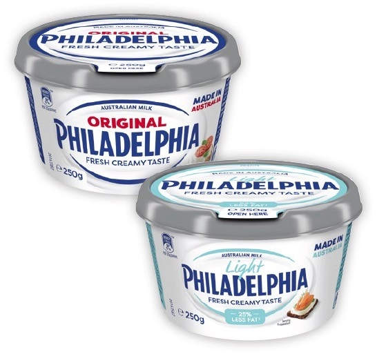 Philadelphia Cream Cheese Tub 250g