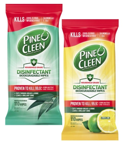 Pine O Cleen Disinfectant Wipes 110 Pack