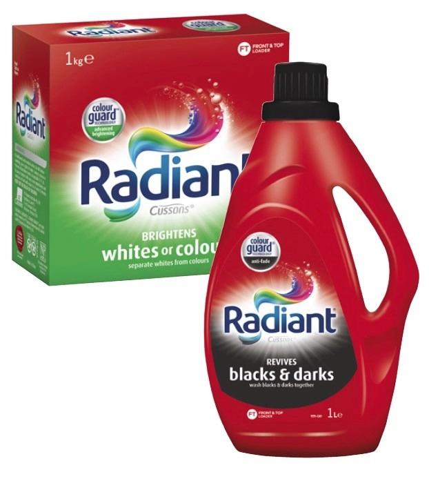 Radiant Laundry Liquid 1 Litre or Powder 1kg