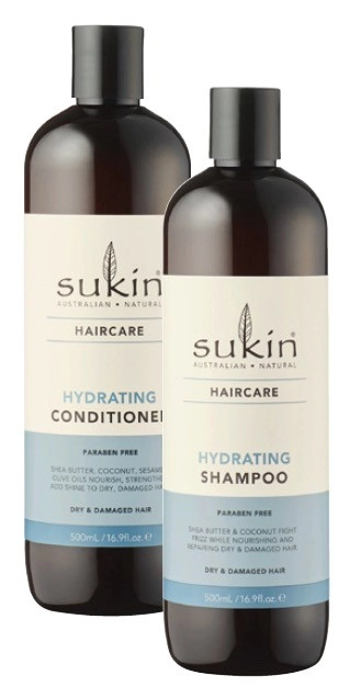 Sukin Shampoo or Conditioner 500mL