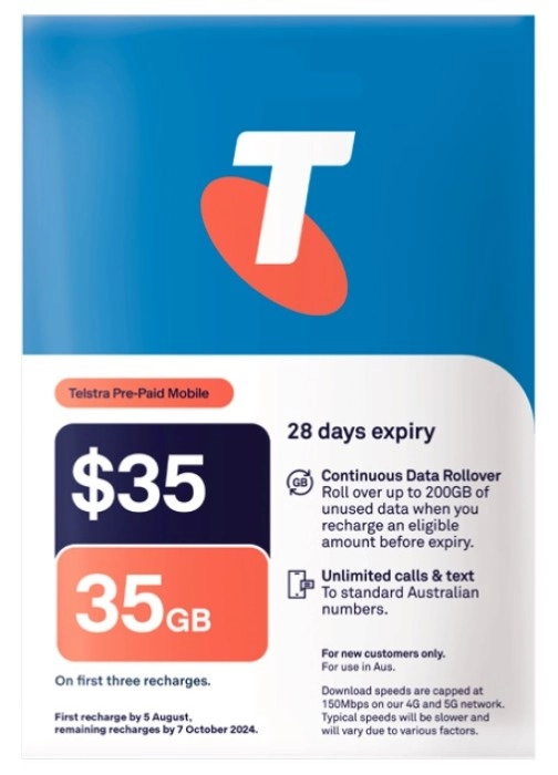 Telstra $35 SIM Kit