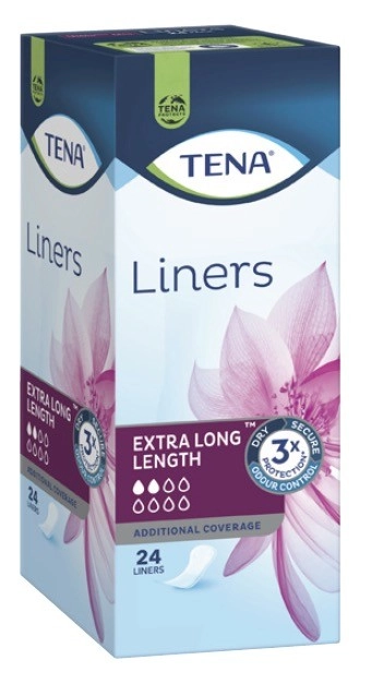 Tena Extra Long Continence Liners 24 Pack