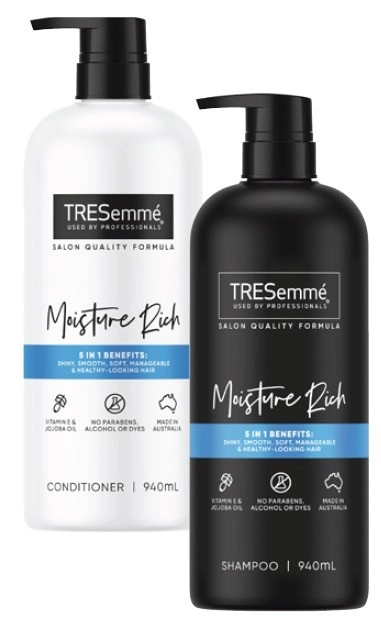 Tresemmé Shampoo or Conditioner 940mL