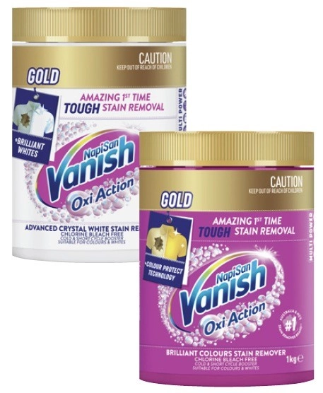 Vanish NapiSan Oxi Action Gold Multi Power Laundry Booster Powder 1kg