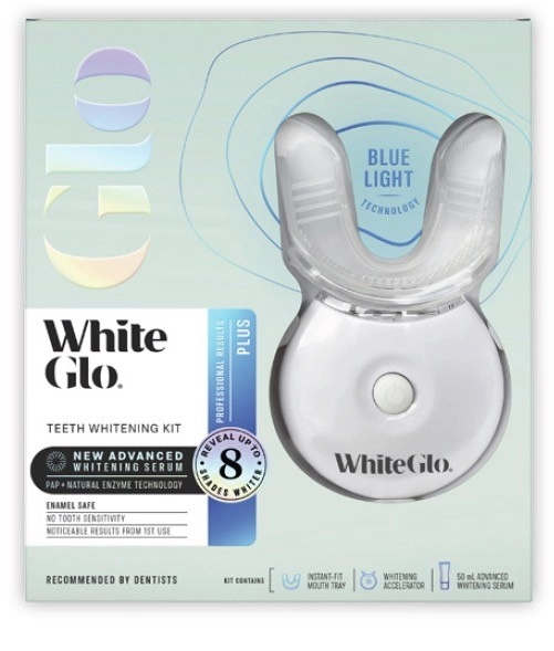 White Glo Plus Professional Results Teeth Whitening Kit 1 Pack