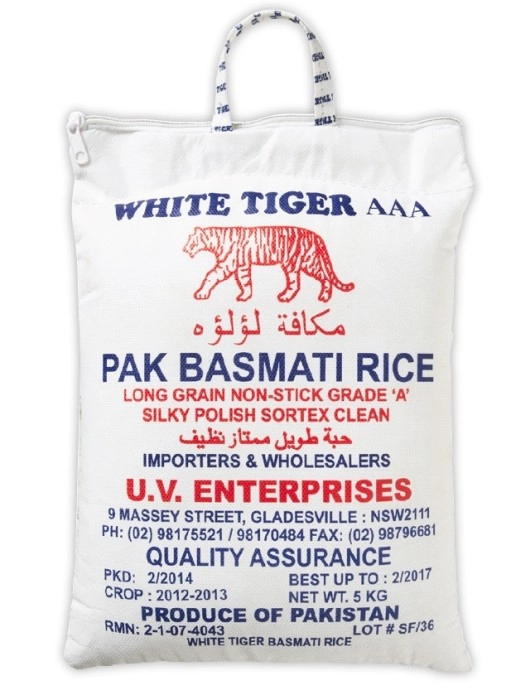 White Tiger Basmati Rice 5kg