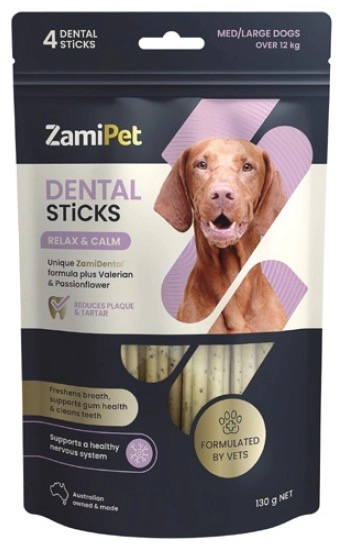 Zamipet Dental Sticks Dog Treats 130g