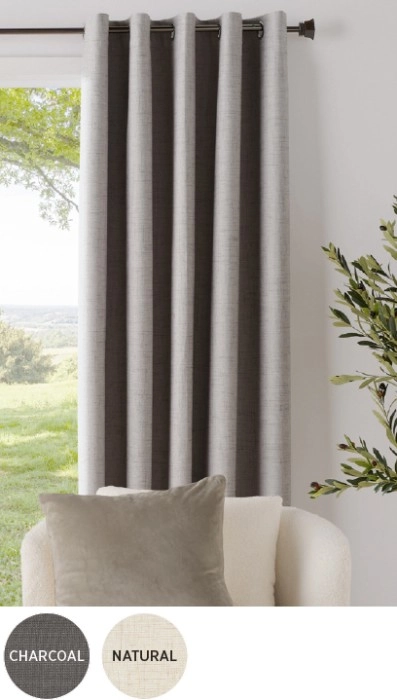 30% off Bayley Blockout Eyelet Curtains