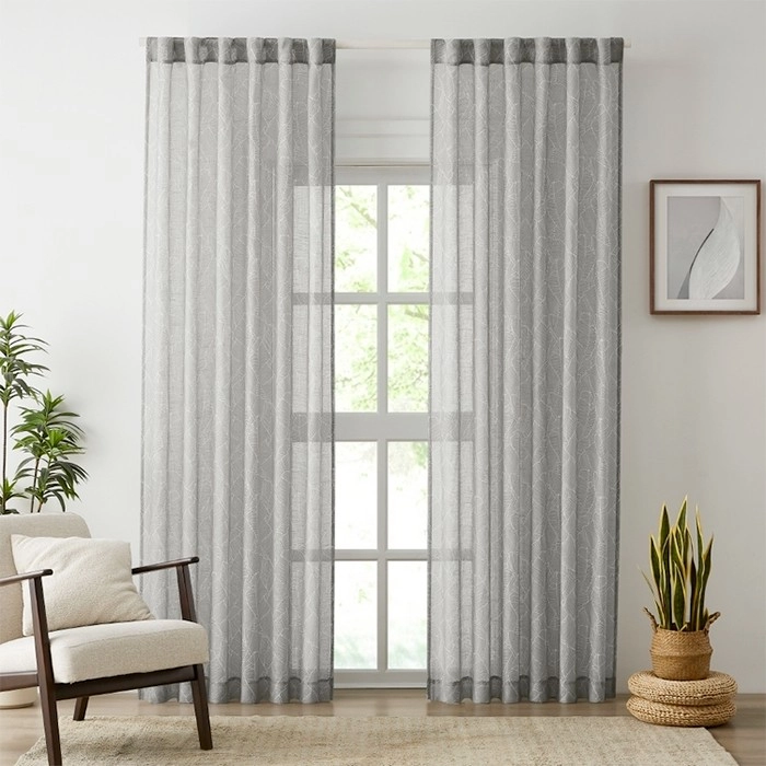 30% off Botanicals Tropic Sheer Tab Top Curtains