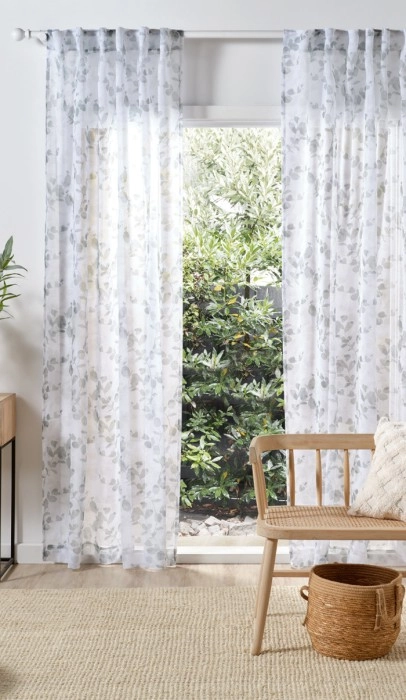 30% off Botanicals Vine Sheer Tab Top Curtains