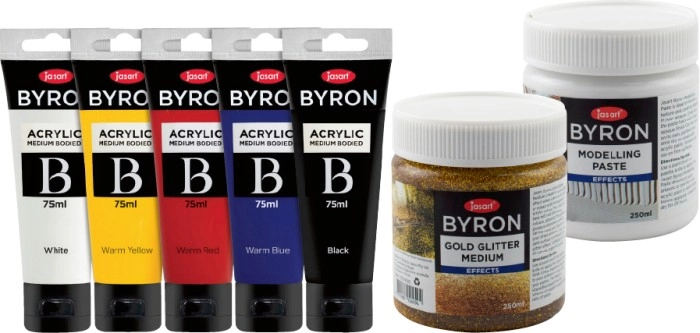 30% off Jasart Byron Paints and Mediums