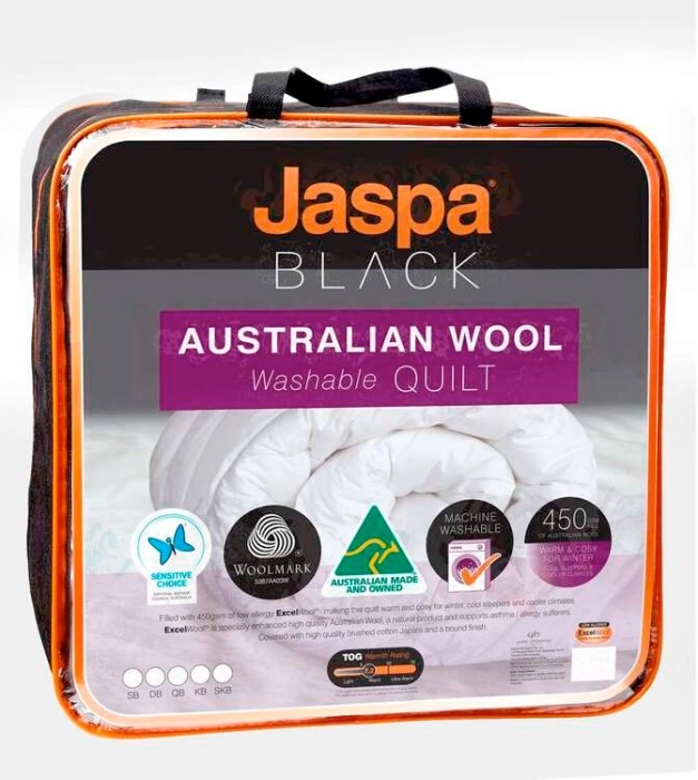 30% off Jaspa Australian Wool Washable Quilt