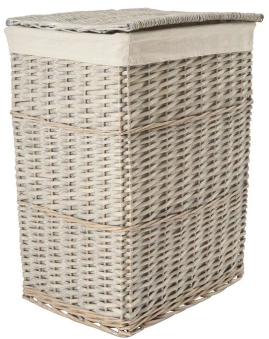 30% off Living Space Square Basket Grey 45 x 33 x 59cm