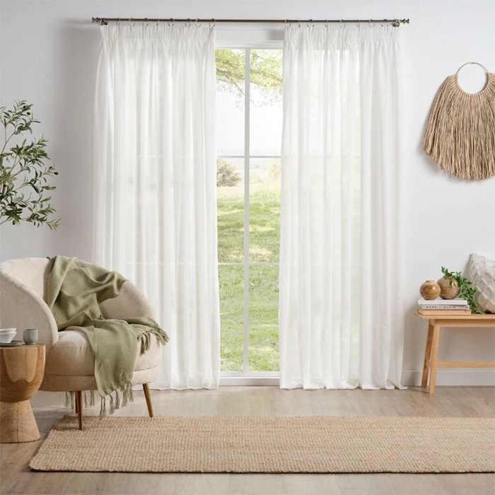 30% off Soho Sheer Pencil Pleat Curtains