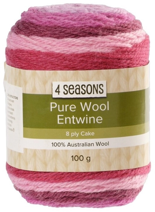 4 Seasons Pure Wool Entwine Print 100g