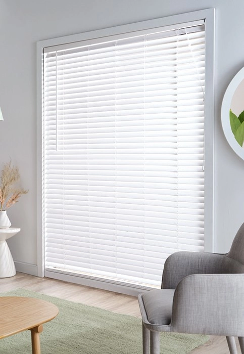 50% off 50mm Fresh White Timber Venetian Blinds