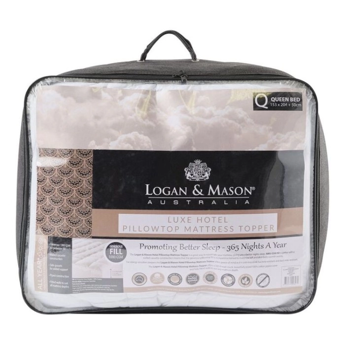 50% off Logan & Mason Hotel Collection Topper