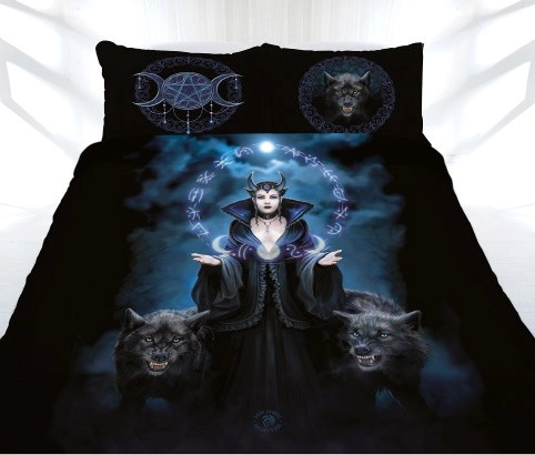 Anne Stokes Moon Witch Quilt Cover Set