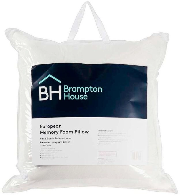 Brampton House Memory Foam European Pillow