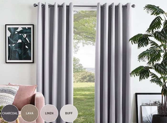 Caine Blockout Eyelet Curtains