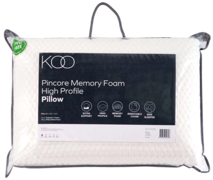 KOO Air Flow Memory Foam High Profile Pillow