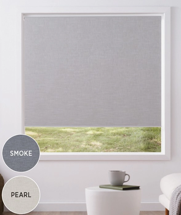 Mira Jacquard Blockout Roller Blinds