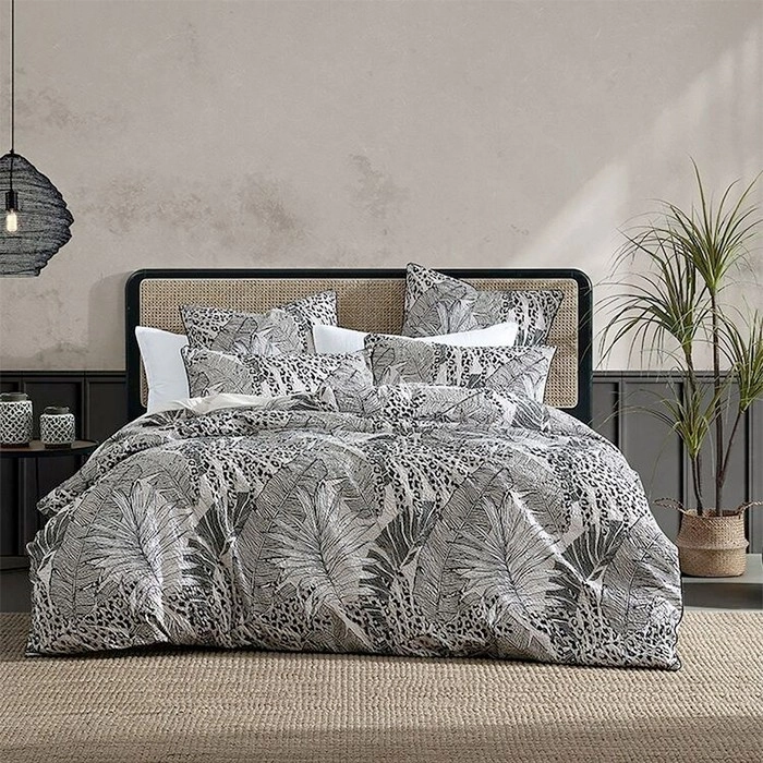 Platinum Borneo Haze Quilt Cover Set