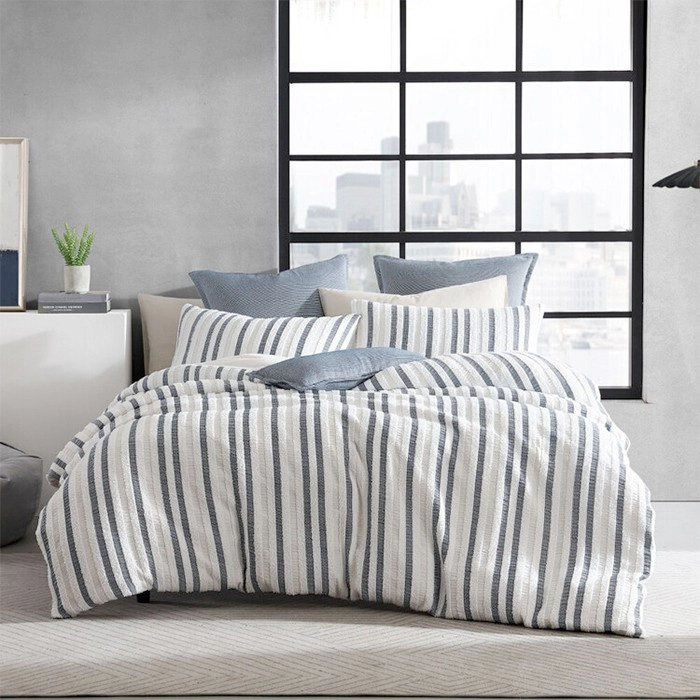 Platinum Boston White Quilt Cover Set