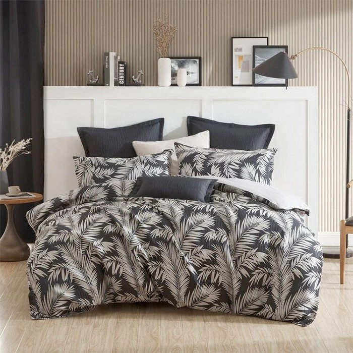 Platinum Villa Black Quilt Cover Set