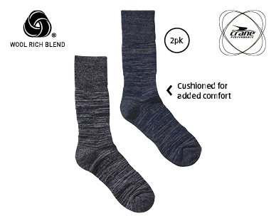 Adult’s Hiking Socks 2pk