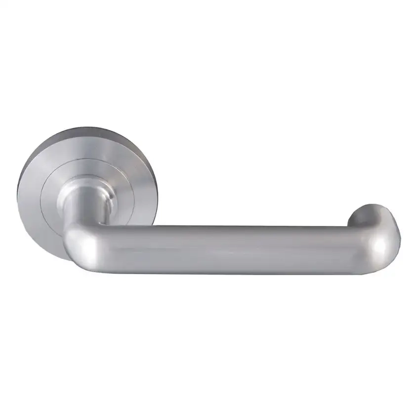 Builders Choice Lever Integrated Passage Privacy in Satin Chrome