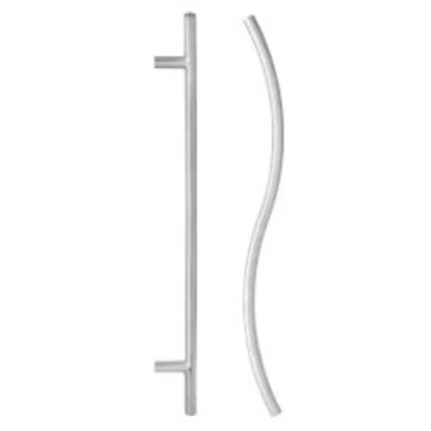 Lockwood Entrance Pull Handle In Satin Stainless Steel