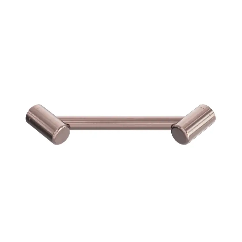 Nero Mecca Care 25mm Footrest Corner Grab Rail 215mm In Brushed Bronze