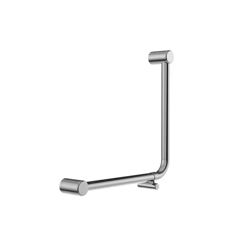 Nero Mecca Care 32mm Ambulant 90° Bent Tube Grab Rail 450 x 450mm In Chrome