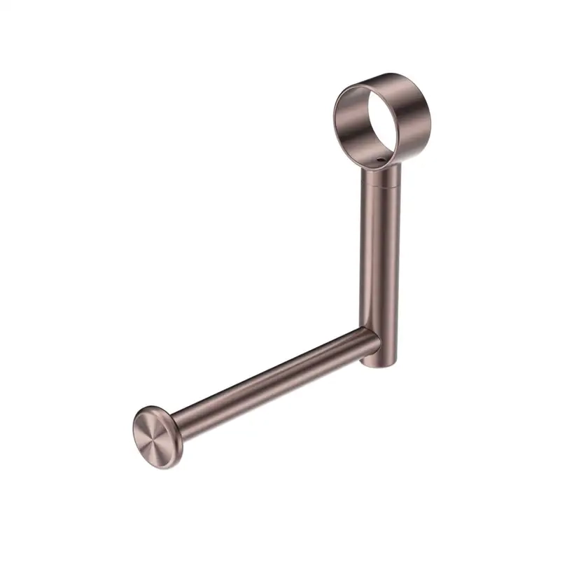 Nero Mecca Care Add On Toilet Roll Holder In Brushed Bronze