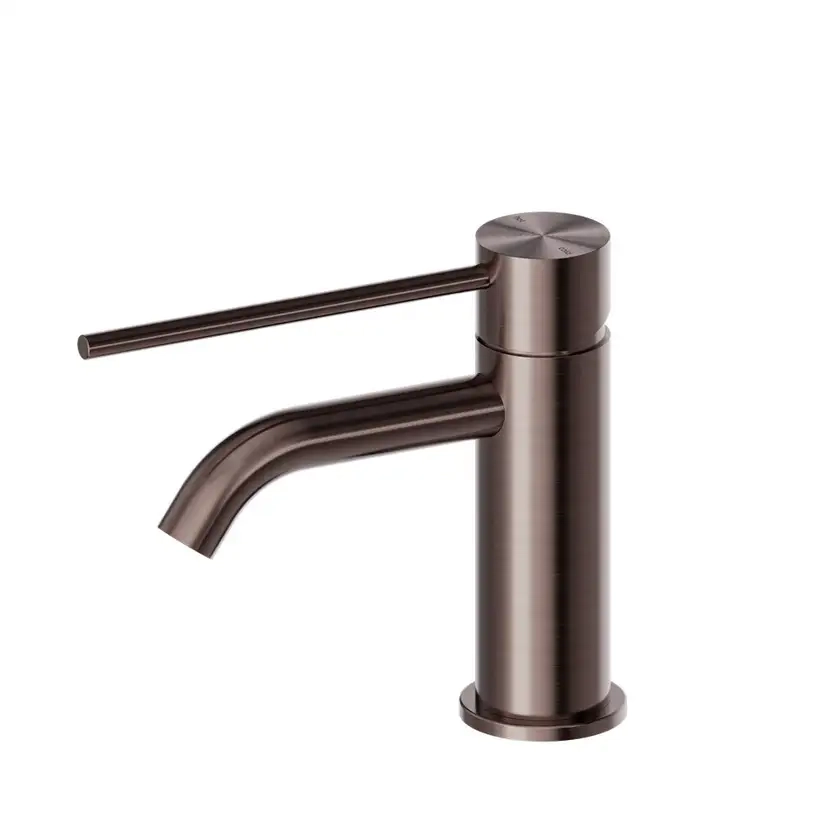 Nero Mecca Care Basin Mixer In Brushed Bronze