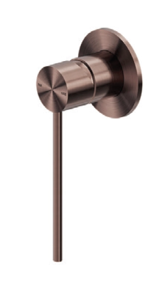 Nero Mecca Care Shower Mixer In Brushed Bronze