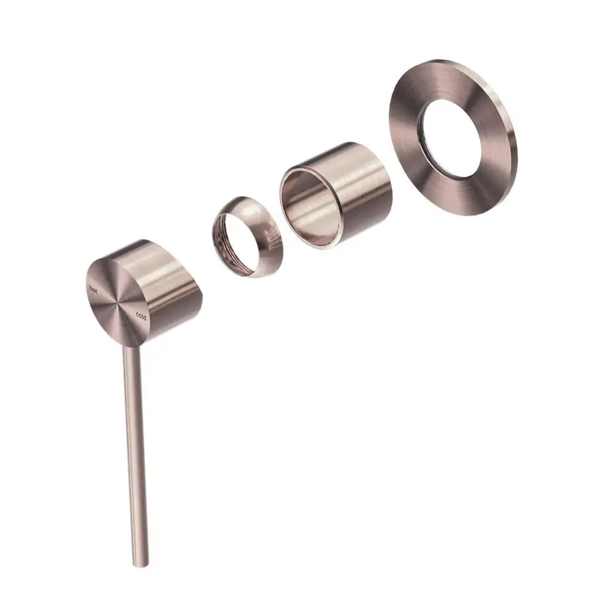 Nero Mecca Care Shower Mixer Trim Kits In Brushed Bronze