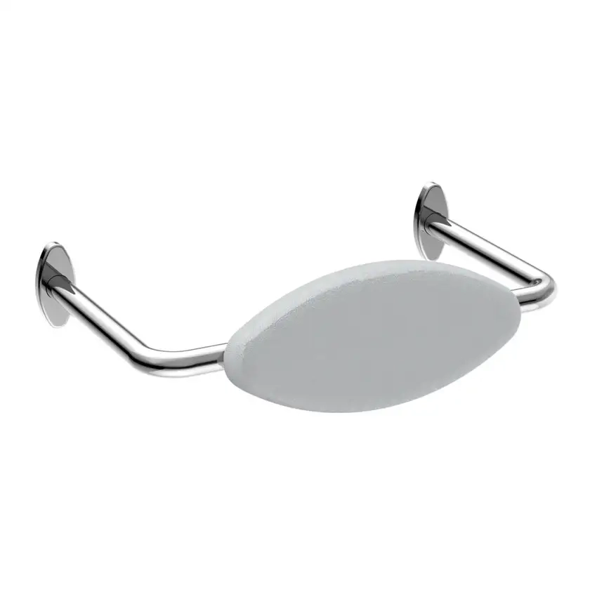 Nero Mecca Care Toilet Backrest In Chrome