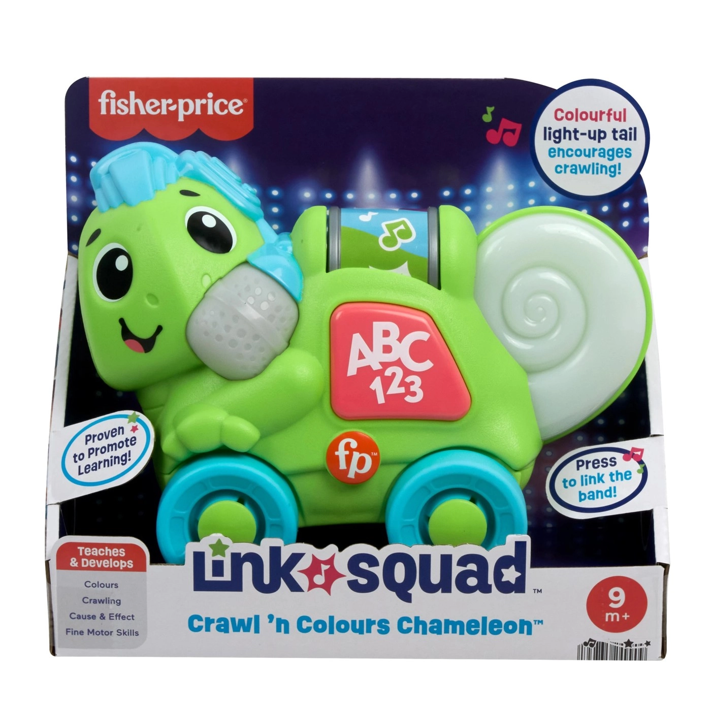 Fisher-Price Link Squad Crawl N Colours Chameleon