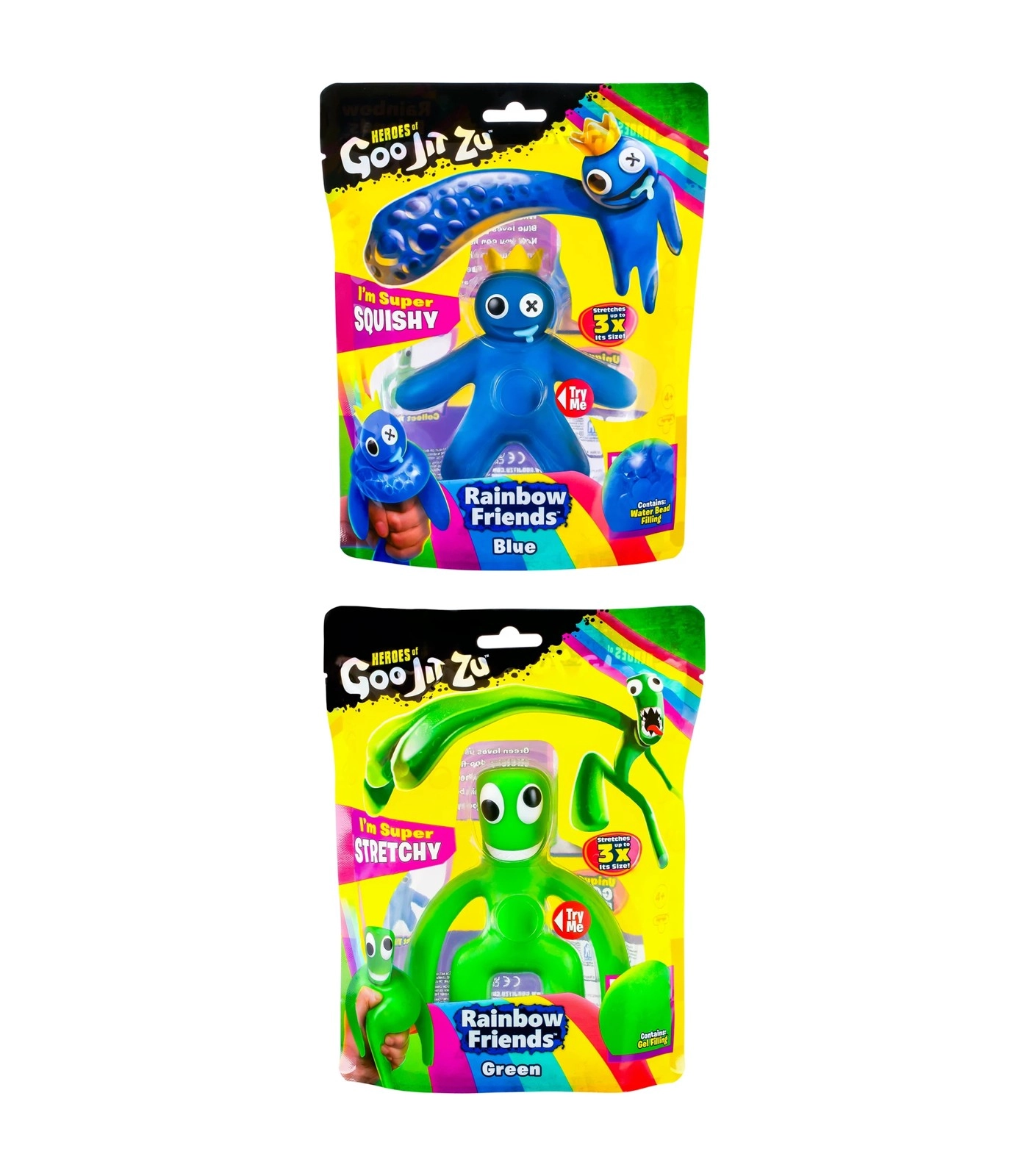 Heroes Of Goo Jit Zu Rainbow Friends Assorted