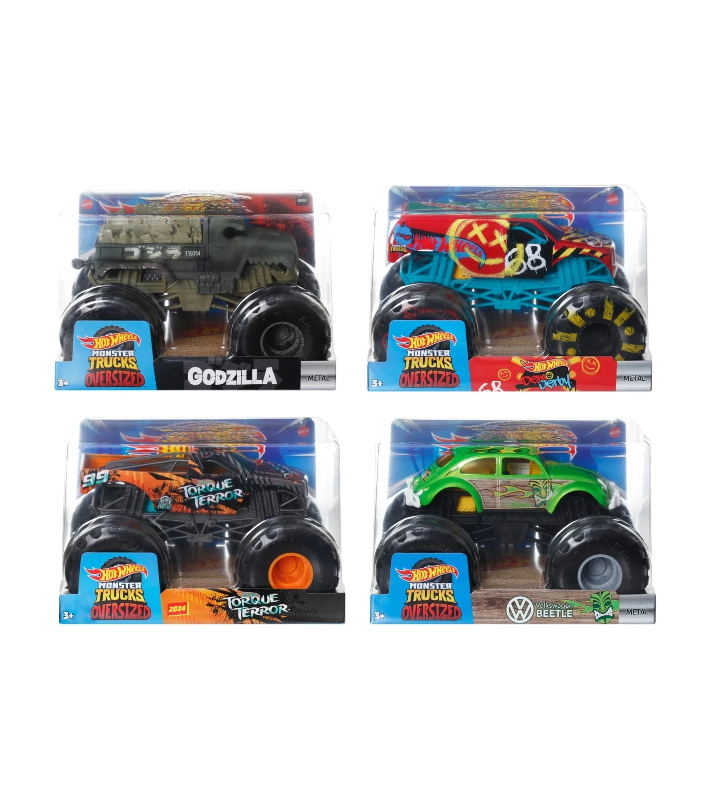 Hot Wheels Monster Trucks 1:24. Assorted