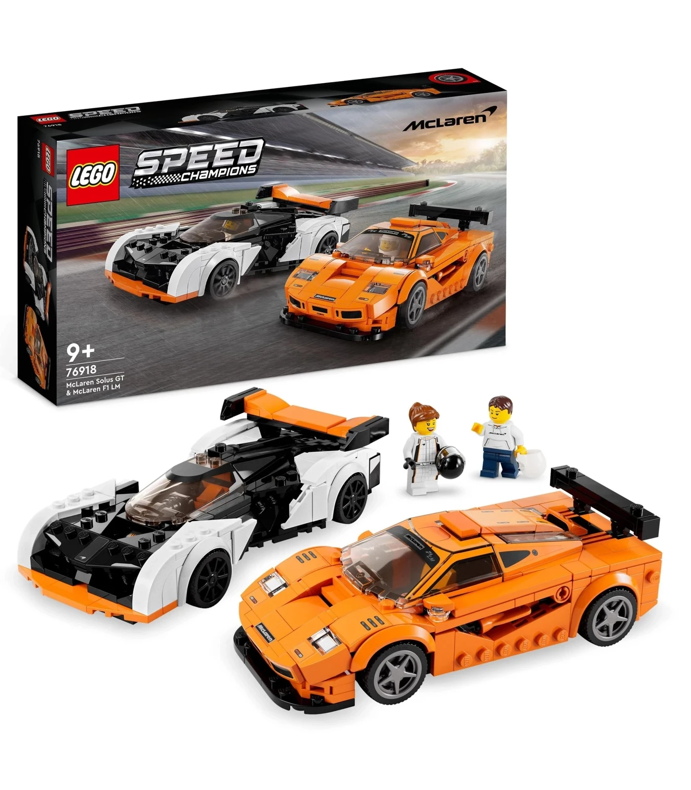 LEGO® Speed Champions McLaren Solus GT and McLaren F1 LM 76918