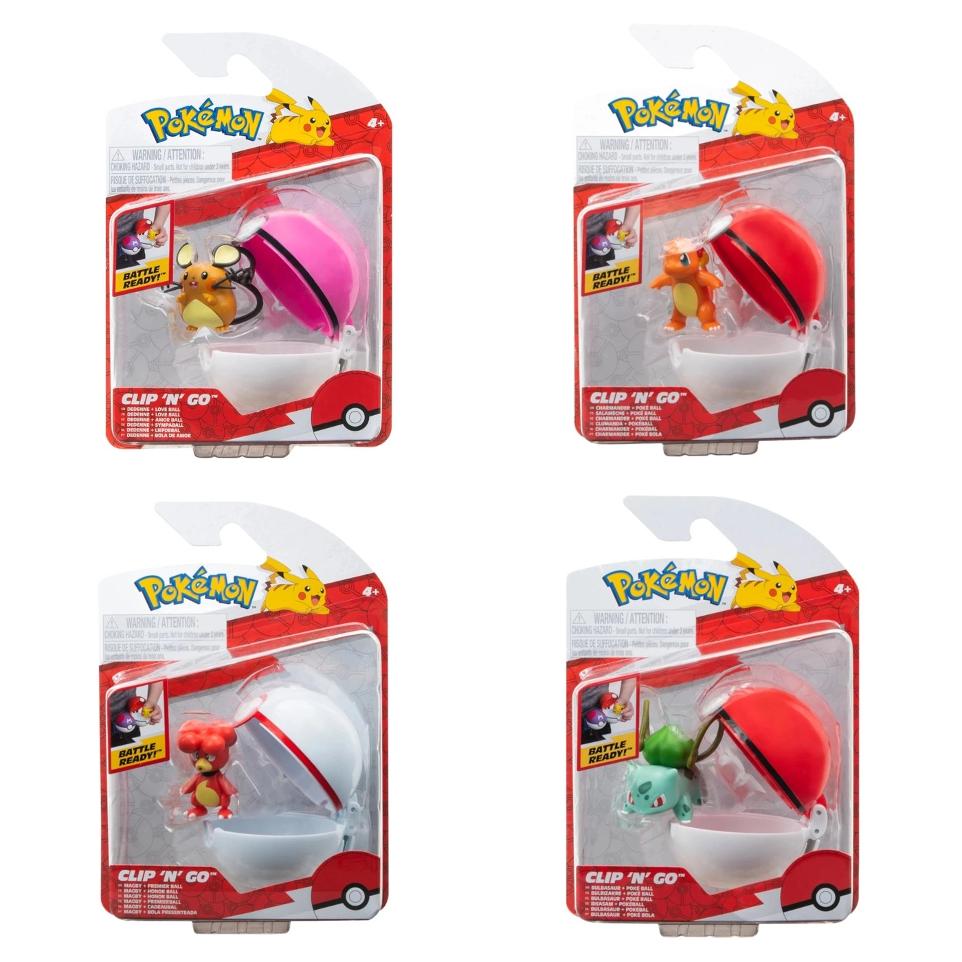 Pokémon Clip N Go Pokeball Assorted