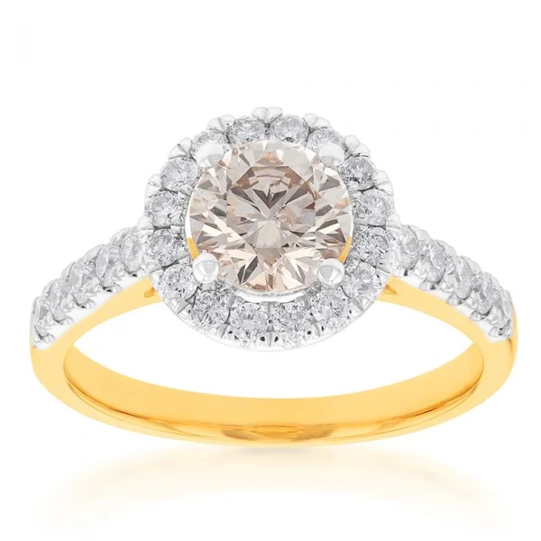 18ct Yellow Gold 1.50 Carat Diamond Ring With 1 Carat Australian Diamo – Shiels Jewellers