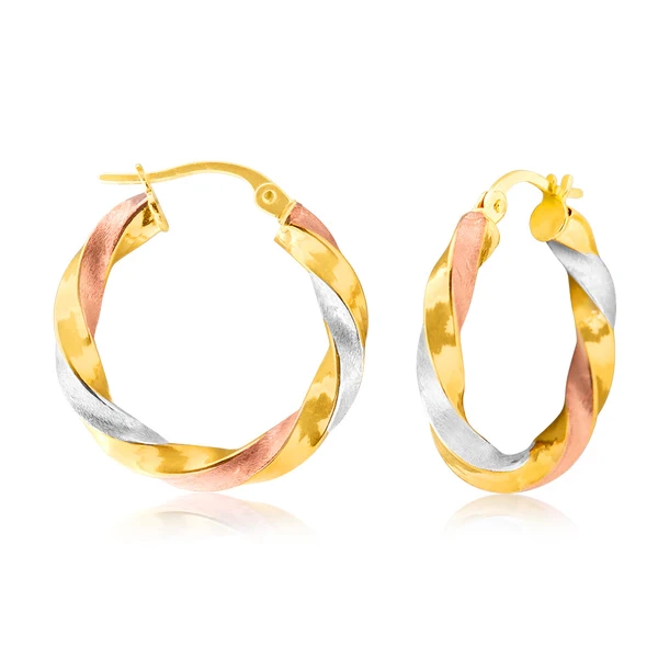 9ct Fancy Hoop Earrings – Shiels Jewellers