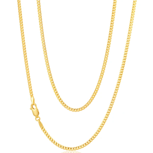 9ct Gold Filled Curb 45cm Chain 60 Gauge – Shiels Jewellers