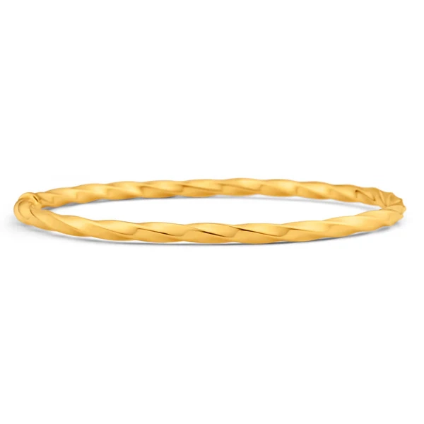 9ct Magnificent Yellow Gold Copper Filled Bangle – Shiels Jewellers