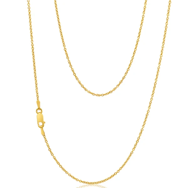 9ct Superb Yellow Gold Silver Filled Belcher Chain – Shiels Jewellers